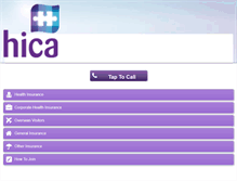 Tablet Screenshot of hica.com.au