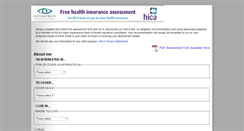 Desktop Screenshot of oaa.hica.com.au